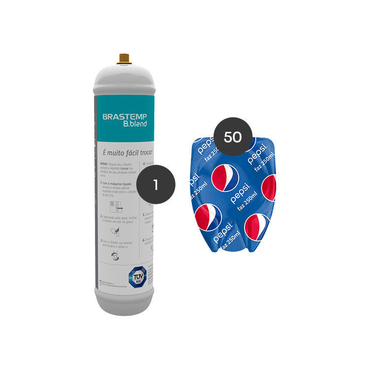 Combo: Cilindro + 50 Pepsi