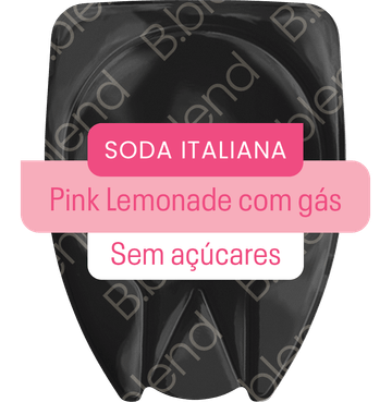 Soda Italiana Pink Lemonade Zero com Gás